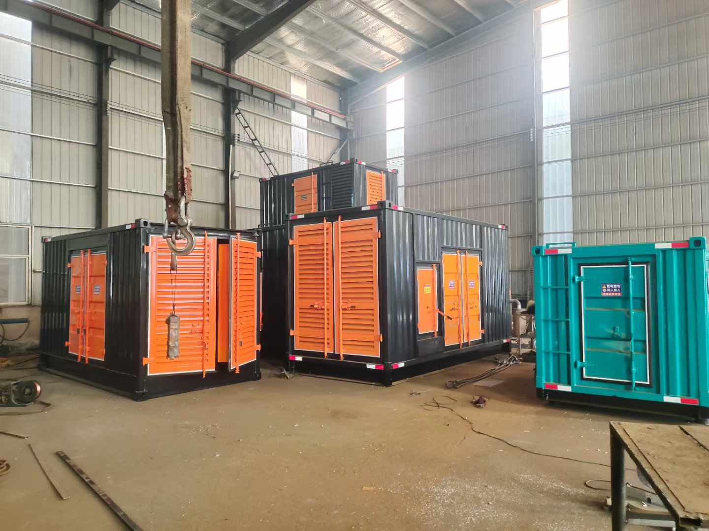 东丰500kw柴油发电机组可以带动多少功率设备？